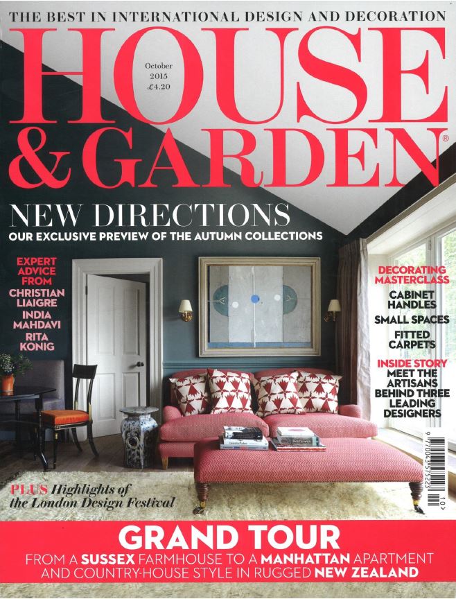 Beau House features in House & Garden's October issue